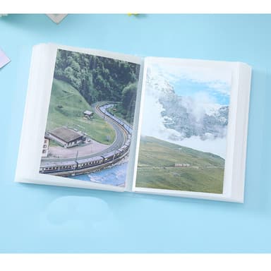 Fotoalbum med 100 lommer for bilder Gjennomsiktig