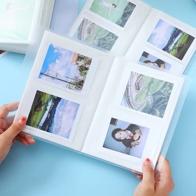 Fotoalbum med 100 lommer for bilder Gjennomsiktig