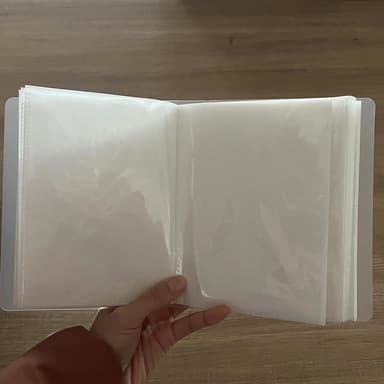 Fotoalbum med 100 lommer for bilder Gjennomsiktig