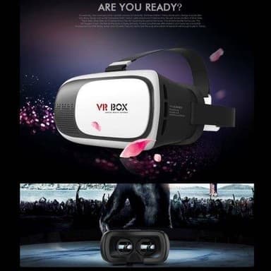VR BOX 2.0 3D-briller med Bluetooth og fjernkontroll - 3,5-6"" skjerm