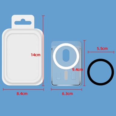 Magnetisk kortholder, kompatibel med MagSafe