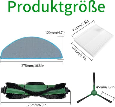 Sett med reservedeler til iRobot Roomba Combo Essential Y0112