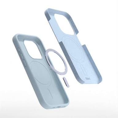 Etteri silikonetui med MagSafe for iPhone 16 - Lyseblå