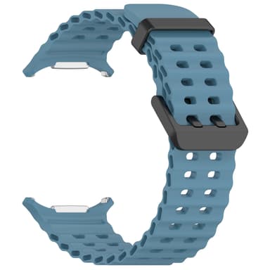 Silikonklokkerem for Samsung Watch Ultra 47mm Lyse blå
