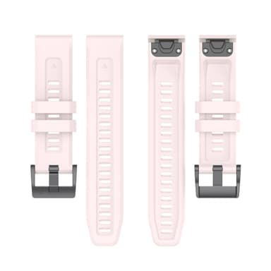Silikonklokkerem for Garmin Quatix 7 Pro 22mm Rosa