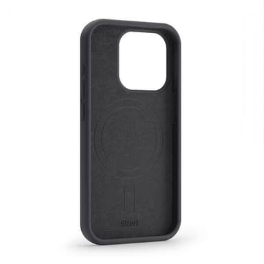 Etteri silikonetui med MagSafe for iPhone 16 Pro Max - Svart