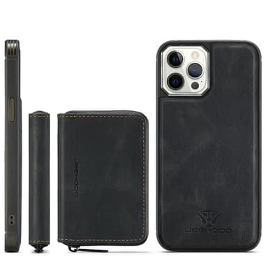 Magnetisk lommebokveske med kortholder for iPhone 15-serien iPhone 15 Pro