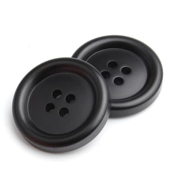 Harpikssyknapper runde 4 hull 50-deler 21 mm
