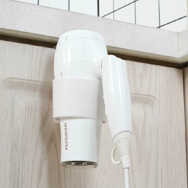 Hårfønerstativ Over-The-Cabinet Hårfønerholder Beige
