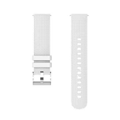 Silikonklokkerem for Garmin Vivoactive 4 18mm Hvit