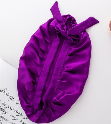 16 Momme Mulberry Silk Sovehette Lilla