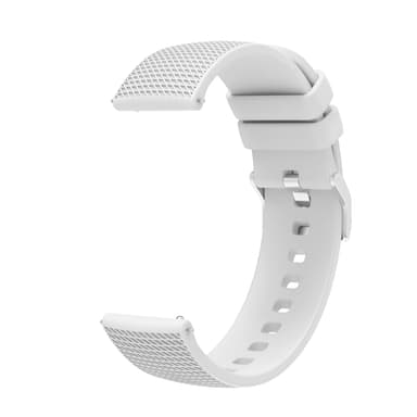 Silikonklokkerem for Garmin Vivoactive 4 18mm Hvit