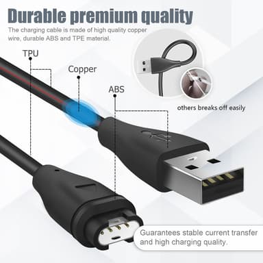 Universallader for Garmin klokker 1-pakning