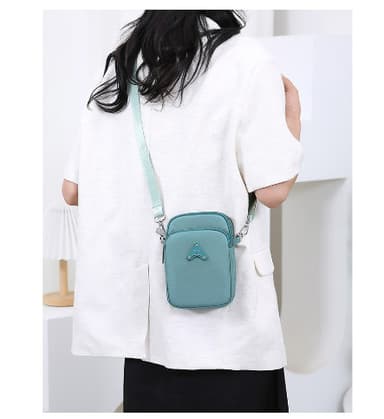 Crossbody telefonveske for kvinner Blå
