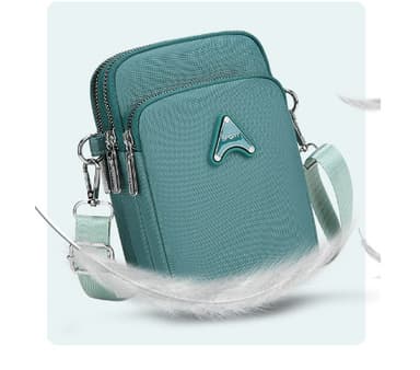 Crossbody telefonveske for kvinner Blå