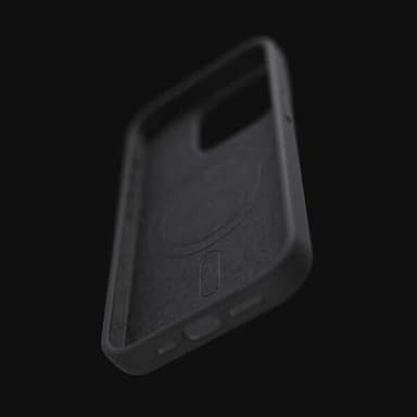 Etteri silikonetui med MagSafe for iPhone 16 Pro Max - Svart