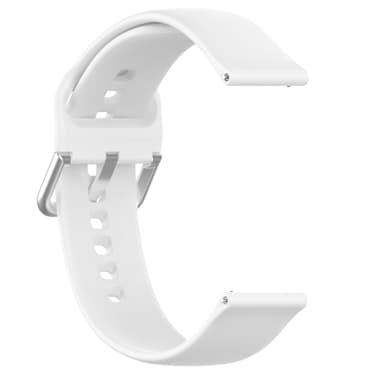 20 mm silikonarmbånd til Garmin/Vivomore Hvit