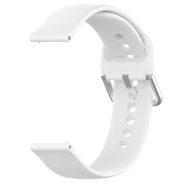 20 mm silikonarmbånd til Garmin/Vivomore Hvit