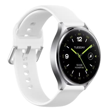 20 mm silikonarmbånd til Garmin/Vivomore Hvit