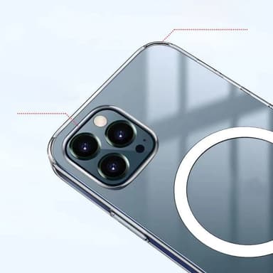 Gjennomsiktig telefondeksel til iPhone 16 iPhone 16 Pro Max