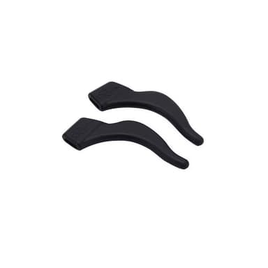 Silikonbrilleholdere, 12 par Sort
