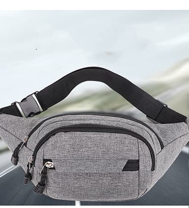 Midjeveske crossbody-veske Grå