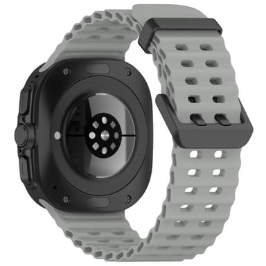 Silikonklokkerem for Samsung Watch Ultra 47mm Grå