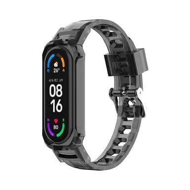Klokkereim for Xiaomi Mi Band 3/4/5/6/7 Sort