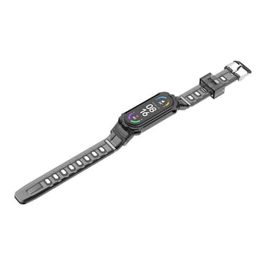 Klokkereim for Xiaomi Mi Band 3/4/5/6/7 Sort