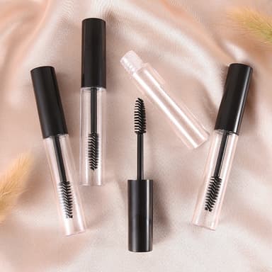 Mascara Tube med 3 transparente trakter 10 ml, 3 stk