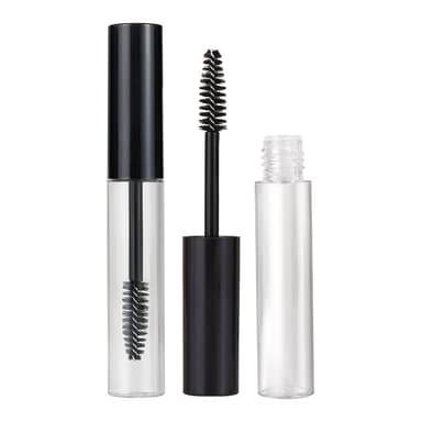 Mascara Tube med 3 transparente trakter 10 ml, 3 stk