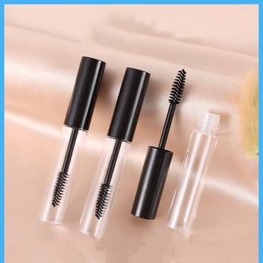 Mascara Tube med 3 transparente trakter 10 ml, 3 stk