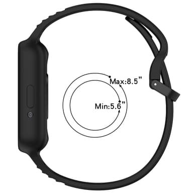 Klokkereim for Huawei 7/8/9 Sort