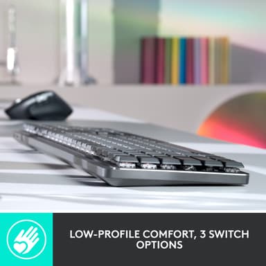 Logitech MX Mechanical trådløst tastatur (grafitt)