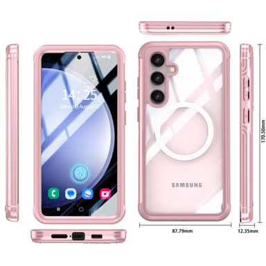 Mobildeksel til Samsung Galaxy S24-serien Rosa Samsung Galaxy S24 Ultra