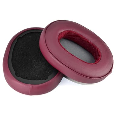 Erstatningsøreputer for Skullcandy Crusher Wireless/Crusher ANC/Hesh3, 2-pakning Mørkerød