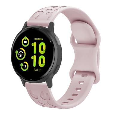 22 mm silikonklokkerem, Samsung Gear S3 Classic, Huawei Watch 3, Ticwatch Rosa