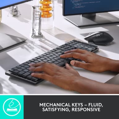 Logitech MX Mechanical trådløst tastatur (grafitt)