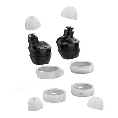 4 par ørepropper i silikon til Samsung Galaxy Buds SM-R170 Hvit
