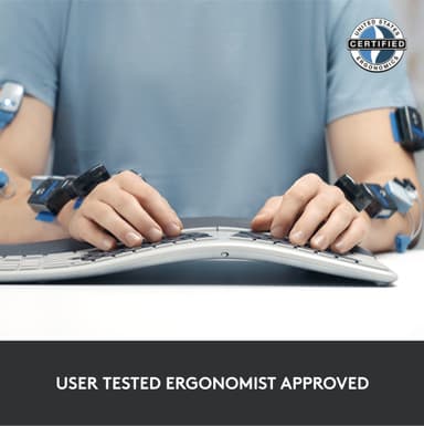 Logitech Ergo K860 ergonomisk tastatur
