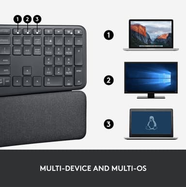 Logitech Ergo K860 ergonomisk tastatur