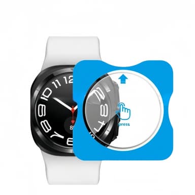 Skjermbeskytter i herdet glass for Samsung Galaxy Watch (2-pakning) Samsung Galaxy Watch 7 40mm