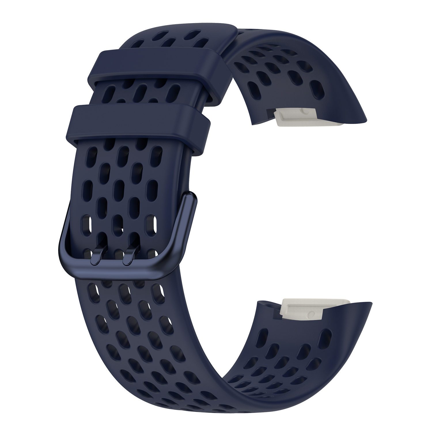 Silikonarmbånd for Fitbit Charge 6/5 Mørke blå