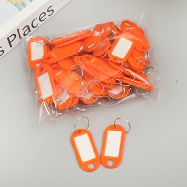 Multifunksjonell nøkkelring (50 pakke) Oransje
