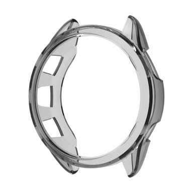 TPU-klokkebeskyttelsesveske for Garmin Forerunner 165 Gjennomsiktig+svart