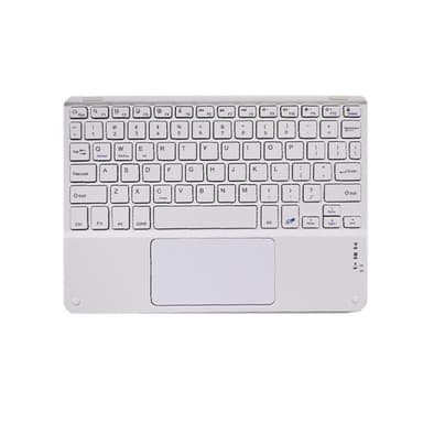 Trådløst tastatur med styreflate for nettbrett Hvit L