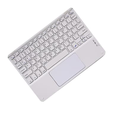 Trådløst tastatur med styreflate for nettbrett Hvit L
