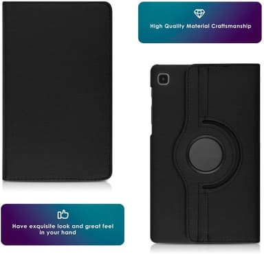 Etui / stativ til Samsung Galaxy Tab A7 Lite T220/T225, svart