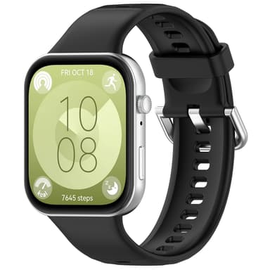 Silikonklokkerem for Huawei Watch Fit 3 Sort