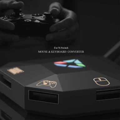 Mus-/tastaturadapter kompatibel med Nintendo Switch, PS4, Xbox One/360, PS3